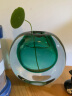 贝汉美（BHM）简约玻璃花瓶摆件创意客厅插花现代轻奢电视柜玄关卧室桌面装饰品 孔雀蓝 实拍图