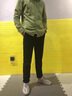 花花公子（PLAYBOY）休閑褲男春秋2025新款修身商務(wù)長褲子男士時尚潮流百搭直筒褲男裝 1111HH9038黑色 29 曬單實(shí)拍圖