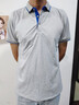 鑫俊達業(yè)企業(yè)員工工衣定制t恤夏polo定做工作服短袖男廠服廣告衫印字LOGO HJ-1878#灰色【長絨棉】 XL 曬單實拍圖