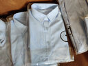 吳衣斯 襯衫定制春秋季白襯衫男女短袖商務(wù)免燙職業(yè)工裝正裝工作服襯衣定制繡logo 882藍色可定制 XXXL（男女）可定制 曬單實(shí)拍圖