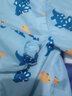 嬰兒加絨外套女寶寶兒童男童冬裝秋冬衣服小童洋氣3加厚1歲棉衣 絨里藍(lán)色 110cm 曬單實(shí)拍圖