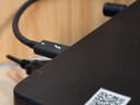 WERO intel認證40G100w240全能雷電4兼容USB4/3 4K5K8K顯示器聲卡連接線(xiàn) 2.0米-40G-100W-雷電4-Pro版-黑色 曬單實(shí)拍圖