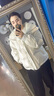 DZZIT地素燈芯絨拼接羽絨服春季趣味夢(mèng)幻少女風(fēng)時(shí)髦女3I1K2011C 漂白色 M 曬單實(shí)拍圖