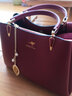 雪愛(ài)袋鼠（XUEAIDAISHU）結婚包包女包大容量女士斜挎手提包新娘喜婆婆包送老婆紀念日禮物 酒紅色33cm大包[贈禮盒裝] 曬單實(shí)拍圖