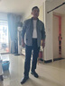 益帛長(zhǎng)袖襯衫男士美式潮流休閑工裝春夏季男裝寬松外套百搭免燙上衣男 綠色 M【建議80-110斤】 曬單實(shí)拍圖