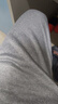 gxmy羊羔絨棉衣男冬季潮牌連帽棉服男士外套搭配衣服男裝棉襖三件套 Y017灰色+棉白T+加絨灰衛(wèi)褲 2XL 【適合140-160斤】 曬單實拍圖