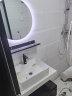 勒臣 实木北欧浴室柜组合酒店款小户型大理石台面卫生间洗漱洗手 0.7米主柜+LED智能圆镜 实拍图