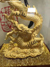 錦呈祥鍍金金龍擺件工藝品生肖龍吉祥物擺放老板辦公室客廳裝飾定制禮品 龍騰四海(大號) 曬單實拍圖