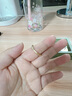 HEFANG何方珠寶竹節(jié)戒指尾戒情侶款女士輕奢高級感生日禮物送女友老婆 金色 16# 曬單實拍圖