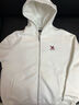 BJHG不計后果搖粒絨純色連帽衛衣外套男女生春季美式潮牌加絨情侶外套 玉石白 S 曬單實(shí)拍圖