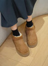 UGG【JD物流直達】美版女士雪地靴經(jīng)典迷你舒適短筒靴1116109 SAND-沙栗色 39 曬單實(shí)拍圖