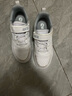 安踏兒童運動(dòng)鞋低幫板鞋女2025秋季男大童休閑革面元氣百搭滑板小白鞋 紙莎白8077-3 38 碼 曬單實(shí)拍圖