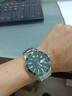 I&W CARNIVAL HWGUOJI瑞士品牌IW手表男機(jī)械表100米防水強(qiáng)夜光機(jī)械手表緑水鬼系列腕表 愛沃馳銀光綠面/進(jìn)口機(jī)芯/升級(jí)加強(qiáng)版 /原裝皮表帶 曬單實(shí)拍圖