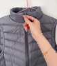 啄木鳥(niǎo)輕薄羽絨馬甲男士秋冬季短款保暖防寒白鴨絨純色休閑背心坎肩外套 18816灰色（羽絨馬甲） XL （推薦體重130-155斤） 曬單實(shí)拍圖