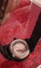 澳利时（AOLISHI） 手表男全自动机械表镂空防水男士手表时尚运动男表潮流学生夜光创意概念休闲腕表 红镜面黑壳金机芯黑皮带 实拍图