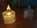 魔小宅（MOXIAOZHAI）露营灯迷你仿真蜡烛灯圣诞节卧室床头小夜灯便携小巧氛围感摆件 2个 蜡烛灯仿真电池款 实拍图