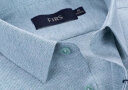 杉杉（FIRS）短袖衬衫男中年商务休闲正装宽松免烫衬衣 TCT4299短袖绿色 40  晒单实拍图