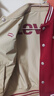 Levi's李維斯童裝【商場(chǎng)同款】秋季新款兒童兩面穿夾克男童棒球服外套 草本紅 130 /64 【建議身高116-122cm】 曬單實(shí)拍圖