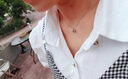 ?？ㄒ?8金k項鏈女海藍(lán)寶項鏈高檔奢華紀(jì)念日520情人節(jié)生日禮物 18金k淡雅藍(lán)偏愛之鏈 曬單實拍圖
