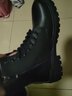 斯澤爾（sizer）男靴冬季加絨保暖馬丁靴男中幫英倫風(fēng)機車(chē)皮靴拉鏈男士戶(hù)外工裝靴 黑色【拉鏈四季款】 42 曬單實(shí)拍圖