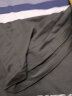 沐秋短袖t恤男宽松纯棉半袖休闲体恤衫半截袖圆领大码胖子假两件打底 灰色 XL（体重135-155斤） 实拍图