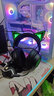 Razer 北海巨妖耳機哆啦A夢頭戴式立體帶麥話筒電競游戲耳麥電腦手機有線吃雞降噪 北海巨妖萌貓版 黑色【RGB幻彩貓耳燈效】 曬單實拍圖