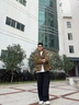 NASADKGM羽絨服男女情侶潮牌外套新款冬季羽絨服加厚保暖防寒服青少年男裝 褐色 XL 曬單實(shí)拍圖