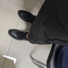 HXHK褲子男士春秋季ins潮牌系繩韓版九分直筒黑色小西褲寬松休閑長褲 黑色 2XL(145-155斤左右) 曬單實(shí)拍圖