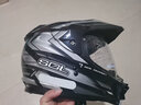SOL摩托車(chē)頭盔全盔拉力盔男女冬季騎行防凍保暖防霧機車(chē)安全帽四季3C 極限黑銀 M(適合53-56頭圍) 曬單實(shí)拍圖