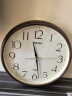 SEIKO日本精工时钟家用免打孔客厅现代简约轻奢钟表挂墙11英寸挂钟 晒单实拍图
