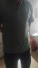 AU. ASPOLO保羅衫短袖t恤男夏季純棉翻領(lǐng)T恤衫男士商務(wù)休閑半袖上衣爸爸裝 薄荷綠色 XL 曬單實拍圖