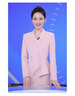 法莎羅兒（FASLOV）高端春夏季小西裝套裝女2024年職業(yè)套裙主持人正裝西服外套工作服 粉色(單件半裙) M 曬單實(shí)拍圖