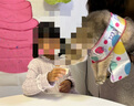 戴維貝拉（DAVE＆BELLA）小童上衣女童針織外套女寶寶長(cháng)袖毛衣幼兒衣服秋裝新款兒童開(kāi)衫 淺紫色【現貨】 140 cm（建議身高130-140cm） 曬單實(shí)拍圖