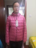 VRSZEE高端品牌輕薄羽絨服女短款連帽25秋冬季新款修身輕便韓版時(shí)尚外套 粉色【連帽】 2XL 曬單實(shí)拍圖