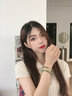 締晶叮當(dāng)鈴鐺手鐲生日禮物送女友一步一響瑪瑙玉髓一對(duì)女士手鏈時(shí)尚 玉髓叮當(dāng)鐲一對(duì)-58-59【S268】 曬單實(shí)拍圖
