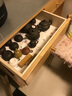 森遠達巖板餐邊柜窄20/30cm實木超薄對開門靠墻一體廚房茶水柜儲物餐廳 巖板（30厚90寬）櫻桃色 曬單實拍圖
