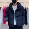 Lee dprre羽絨服男士2023新款白鴨絨工裝服男款冬季加厚保暖連帽外套 黑色 白鴨絨保暖寬松版型 M 90-120斤 曬單實拍圖