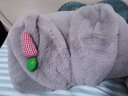 優(yōu)水防爆充電熱水袋暖寶寶女充電式可愛(ài)暖手寶卡通暖水袋電暖寶暖手袋 蘿卜兔灰色 曬單實(shí)拍圖