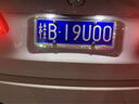 車(chē)主播 適用于汽車(chē)車(chē)牌邊框鑲鉆石新能源帶水鉆汽車(chē)車(chē)牌架框子牌照框架 藍牌-大號鉆[彩鉆]一片 曬單實(shí)拍圖