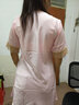 莫代爾高級感冰絲睡衣夏季新款女睡裙性感蕾絲薄款春秋季家居服涼感 301號粉色 L 165 曬單實(shí)拍圖