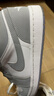 耐克NIKE男女休閑鞋喬丹AJ1小迪奧 JORDAN 1運動鞋DC0774-105白灰41 曬單實拍圖