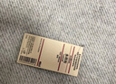 無(wú)印良品（MUJI） 羊毛原毛色 多用布 披巾 毛毯 大號圍巾 線(xiàn)紋 100*180cm 曬單實(shí)拍圖