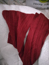 暢印春秋季網(wǎng)紅披肩帽子圍巾一體連帽針織絨質(zhì)感外搭襯衫加厚小披肩 熱情-酒紅色 曬單實(shí)拍圖