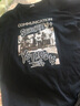 朝朗字母t恤男棉短袖潮牌寬松半袖夏季港風(fēng)五分袖ins潮流百搭原宿風(fēng)衣服 T2244黑色 M 曬單實(shí)拍圖