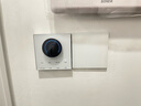 國際電工開關(guān)插座超薄膚感啞光鋼化玻璃面板86型暗裝家用白色三孔空調(diào)插座 空白面板【鋼化玻璃】雪山白 曬單實拍圖