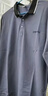 DESSO唐獅集團長(cháng)袖T恤男夏季翻領(lǐng)商務(wù)寬松透氣休閑打底衫 黑色 2XL 曬單實(shí)拍圖
