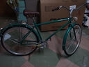 鳳凰（Phoenix）自行車(chē)男女成人復古單車(chē)老式自行車(chē)休閑車(chē)輕便通勤車(chē)26寸二八大杠 頂配-單速-26寸+大禮包-墨綠 曬單實(shí)拍圖