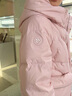 波司登（BOSIDENG）黑金系列羽絨服女款中長(cháng)款脫卸帽90絨商場(chǎng)同款寬松外套 原力粉1619 M 165/88A 曬單實(shí)拍圖