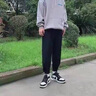 花花公子（PLAYBOY）休閑褲男春秋季2025新款寬松百搭商務(wù)直筒褲男潮流韓版長褲子男裝 卡其 31 曬單實(shí)拍圖