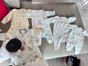 哈尼天空嬰兒春秋連體衣純棉女寶寶春裝衣服寶寶春秋外出服哈衣長袖爬服 只只云 73cm 曬單實拍圖
